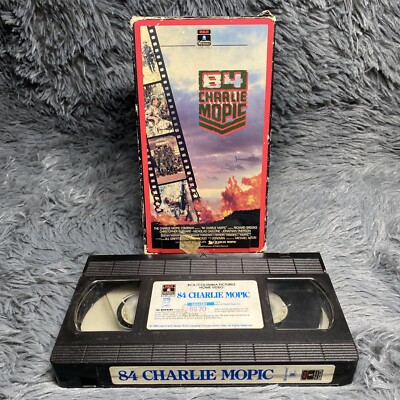 84 Charlie Mopic VHS Tape 1989 Richard Brooks Byron Thames Movie