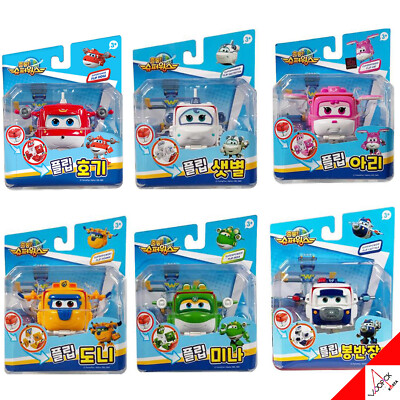 Super Wings 2023 Flip Transformer Robot Figure-Jett,Dizzy,Donnie - Main Image
