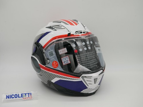CASCO MODULARE LS2 VALIANT II FF900 REVO WHITE RED BLUE 509002232 | eBay