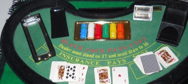 Vintage Miniature Royal Casino Black Jack Table | eBay