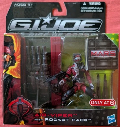 GI Joe Rise of Cobra Air Viper w/ Rocket Pack  2009 ROC Target Excl Strato MISB