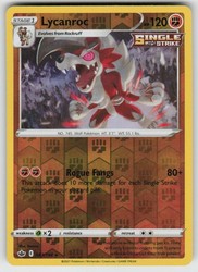 Lycanroc 087/198 Reverse Holo Chilling Reign
