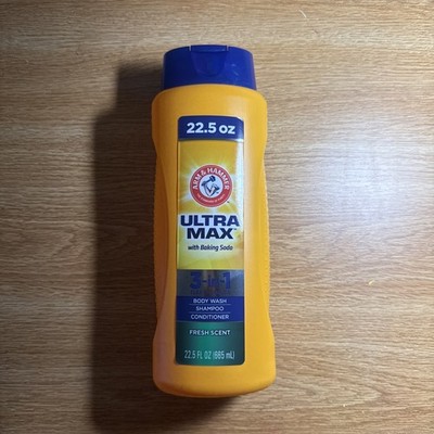 5 - Arm & Hammer Ultra Max 3-in-1 Body Shampoo Conditioner Baking Soda 22.5 oz