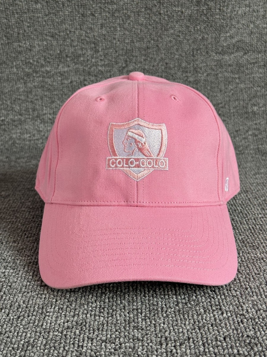 '47 Brand Colo-Colo Dad Hat Strapback Pink Soccer Cap