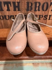 Theatricals Girls Tap Dance Shoe, Brown Tan, 13