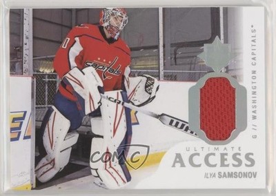 2018-19 Upper Deck Ultimate Collection Access Tier 1 Ilya Samsonov Rookie RC y1g