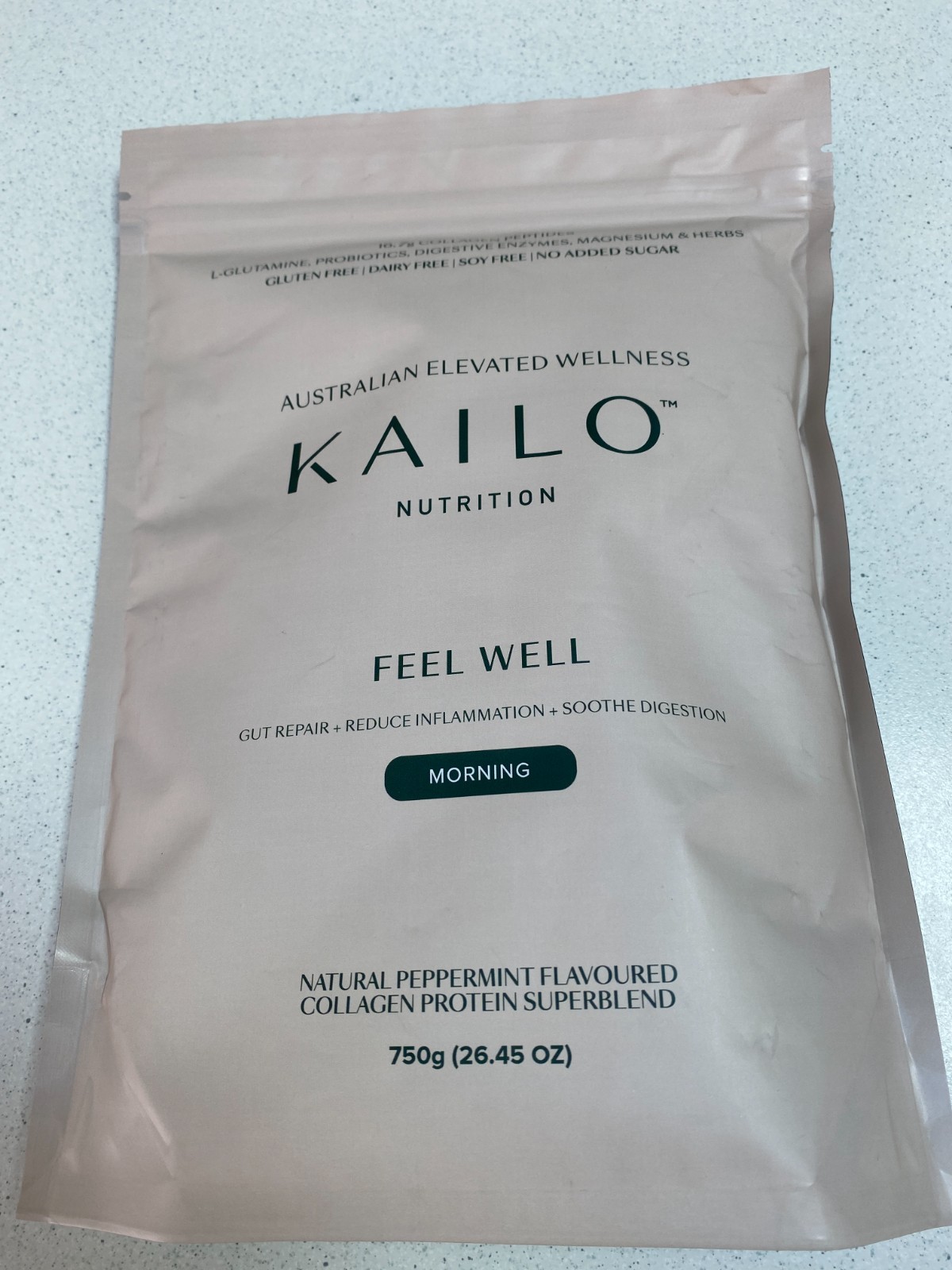 Kailo Feel Well Natural Peppermint Flavoured Collagen Protein SuperBlend