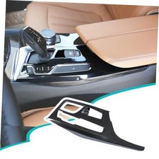 Car Center Console Gear Shift Panel Cover Trim ABS Carbon Fiber Pattern