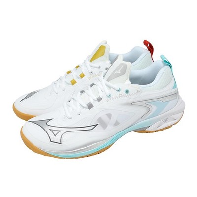 Mizuno Wave Claw Neo 3 Wide White Blue Red Gum Men Unisex