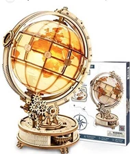 NEW ROKR Curious Discovery Luminous 3D Globe Puzzle Nightlight 