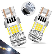 7443 7440 7441 7444 992 W21W T20 LED Bulb 600 Super Bright 4000 Lumen White ...
