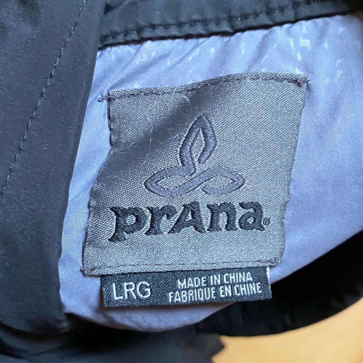Prana Men’S Black Button Up Lightweight Jacket Outdoors Size Large Hiking View 4