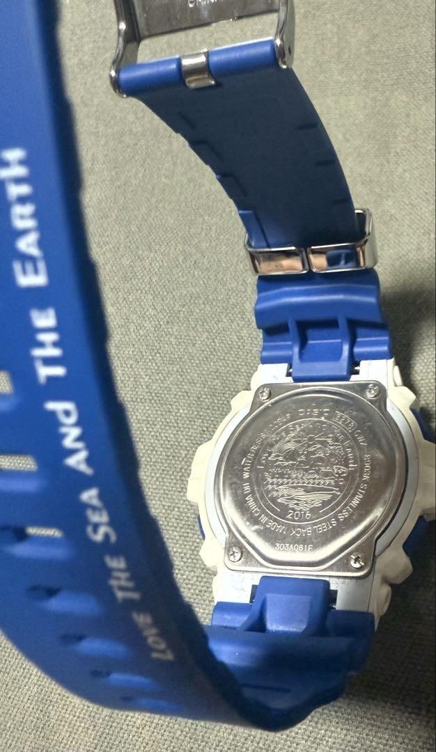 Gwx-8903k-7jr Casio G-shock Dolphin Whale Solar Radio Watch