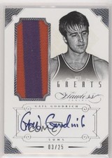 2012-13 Panini Flawless Greats 3/25 Gail Goodrich #7 Patch Auto HOF 3d3