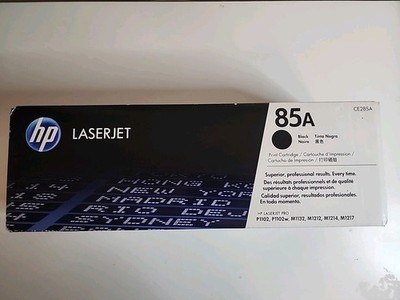 HP 85A Black Original LaserJet Toner Cartridge, ~1,600 pages, CE285A
