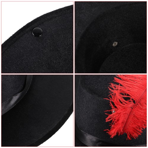 Hat Woman Pirate Hats for Women Carnival Costume Kids Party - Picture 11 of 12