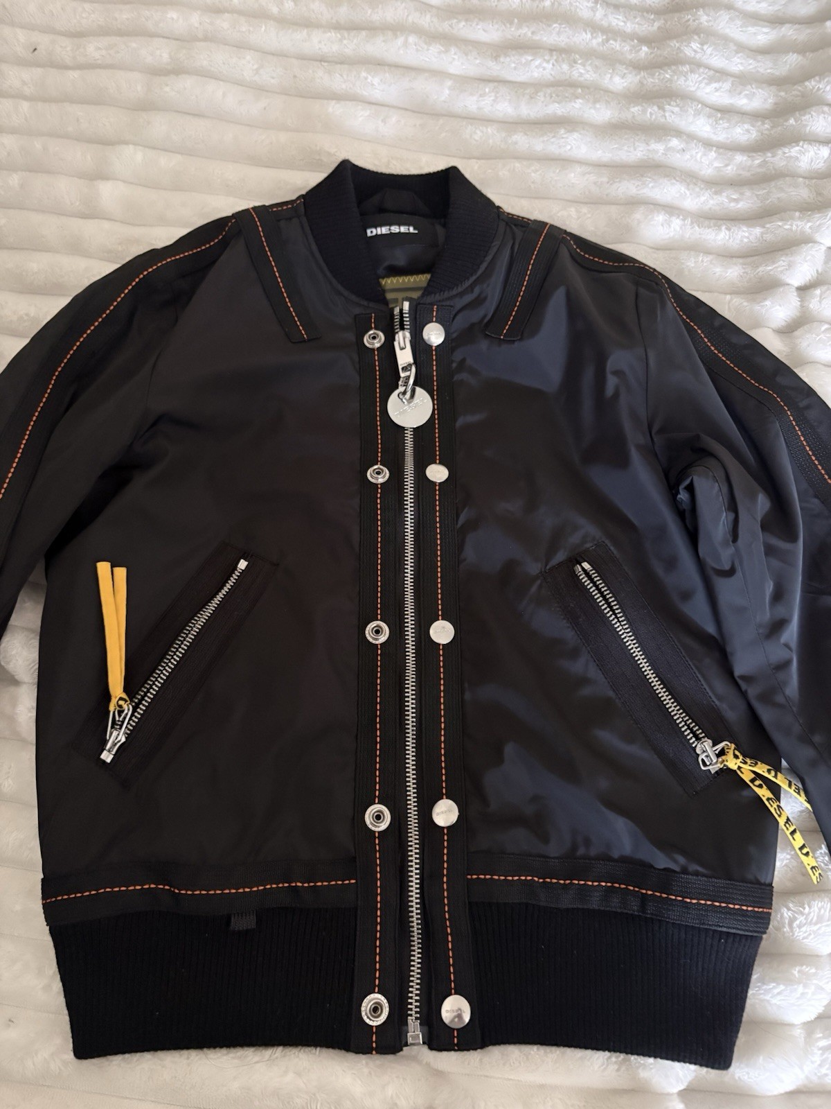 Diesel Black J-Shark Bomber Jacket vintage-Black Size-S image 5
