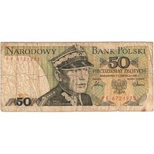 [#196255] Polska, 50 Zlotych, 1986, 1986-06-01, KM:142c, VG(8-10)