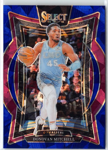 Donovan Mitchell [Blue] #21 2024 Panini Select card