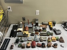 HUGE Lot 30  Railroad Buildings Old West Town Layout Built Structure - As Is