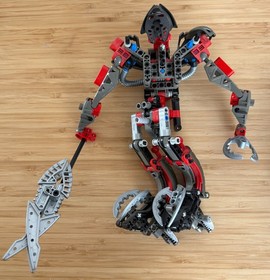 Vintage Y2K LEGO Bionicle *Incomplete* LOT Makuta 8593 & Takanuva 8596   mask