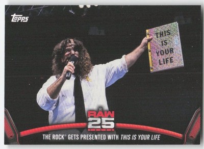 2018 WWE Then Now Forever 25 Years of Raw Mankind #RAW-14