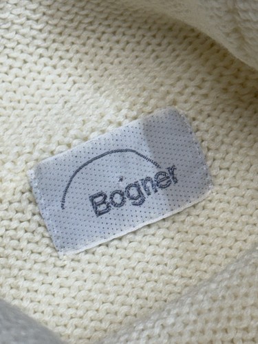 Bogner Wool Acrylic Knit Turtleneck Cream Color Women’s Medium - Picture 5 of 9