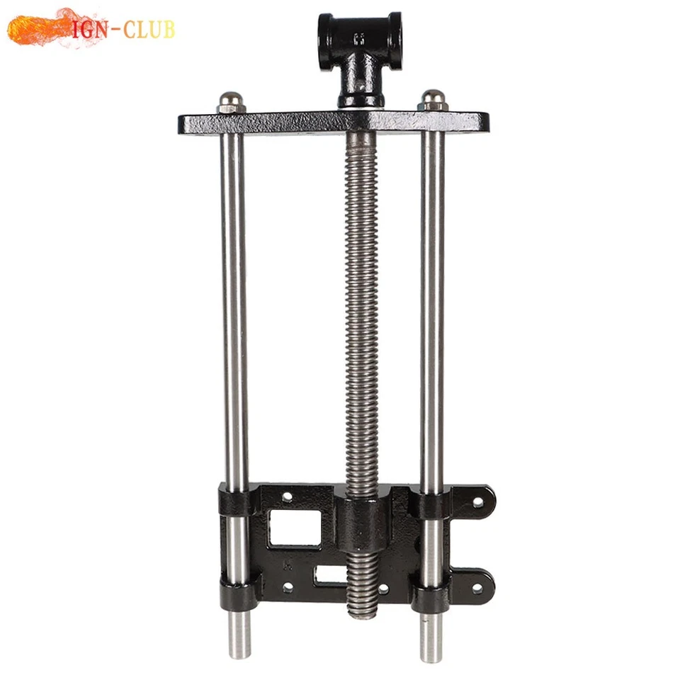 10" Woodworking Vise, Bench Front Vise Wood Clamp Cast Iron 415mm Screw - Image 4 of 4