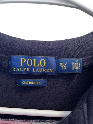 Vtg Polo Ralph Lauren USA Rugby Mens Big Pony Blue Chief Keef Stadium Olympics - Picture 3 of 8