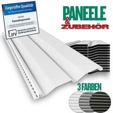 HEXIM Kunststoffpaneele Außen Fassadenverkleidung PVC-U verschiedene Modelle