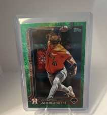 Topps 2025 Series 2 Spencer Arrighetti Green Foil /99 #522 Houston Astros