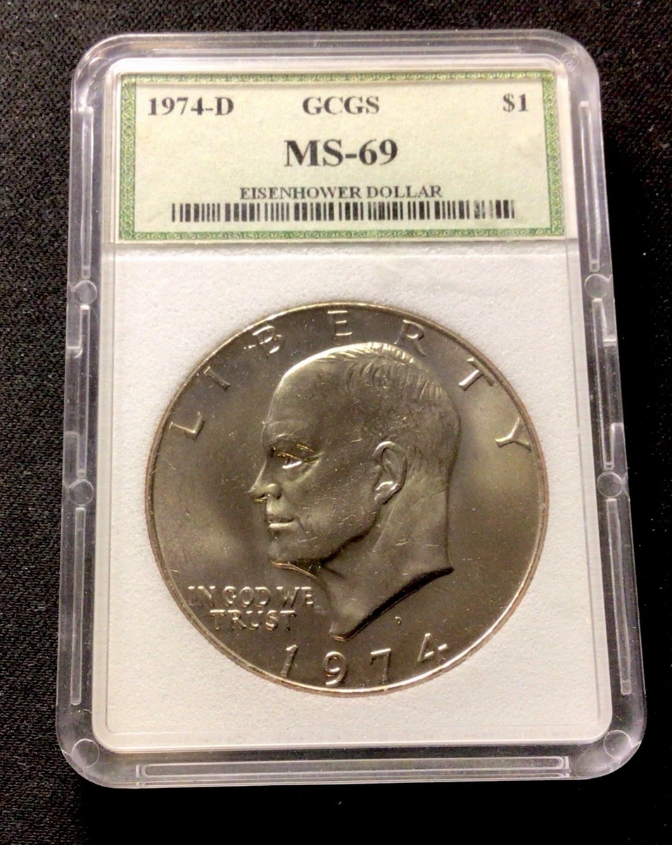 MS 69 Graded Eisenhower Dollars (1971-1978) for sale | eBay