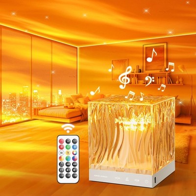 One Fire Northern Lights Projektor, 15 White Noise Machine Bluetooth RGB Lichter