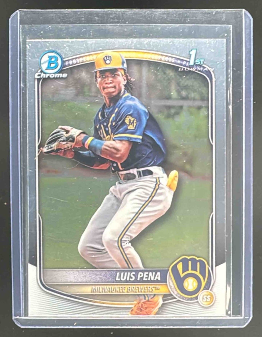 EL.191 Luis Pena 2025 Bowman #BCP-38 Chrome Rookie 1st RC RC