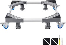 Pedestal para lavadora y secadora refrigerador base movil movible soporte rueda