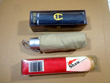 3 Auto Portable Folding Umbrellas Sunshade Protection Parasol NOS Etienne, Shaw