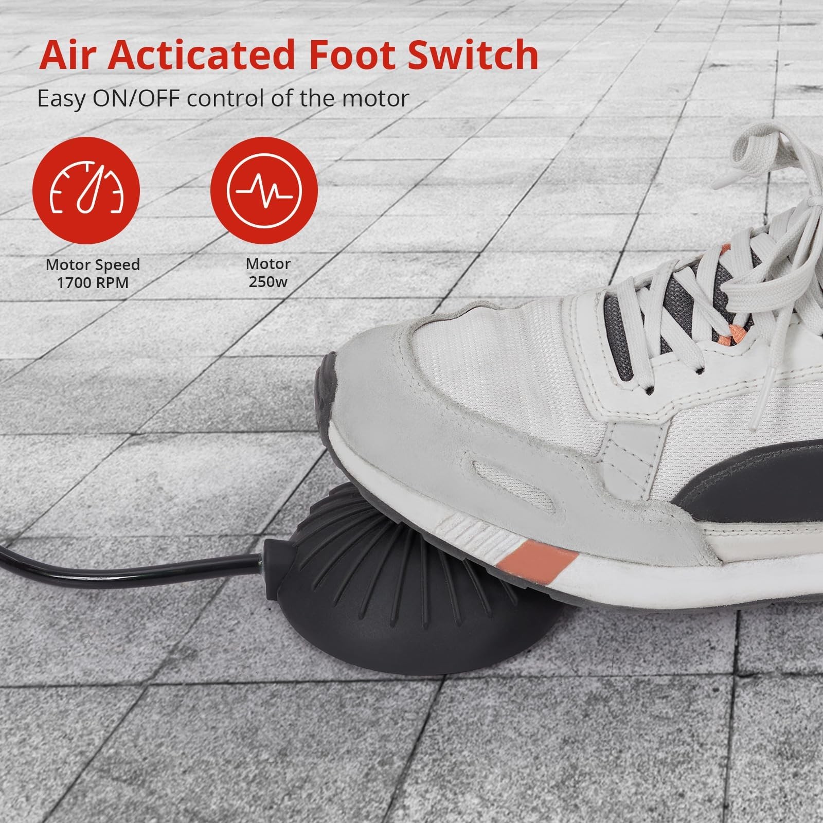 50 FT x 3/8 In Drain Cleaner Machine Electric Drain Auger Auto Feed Sewer Snake