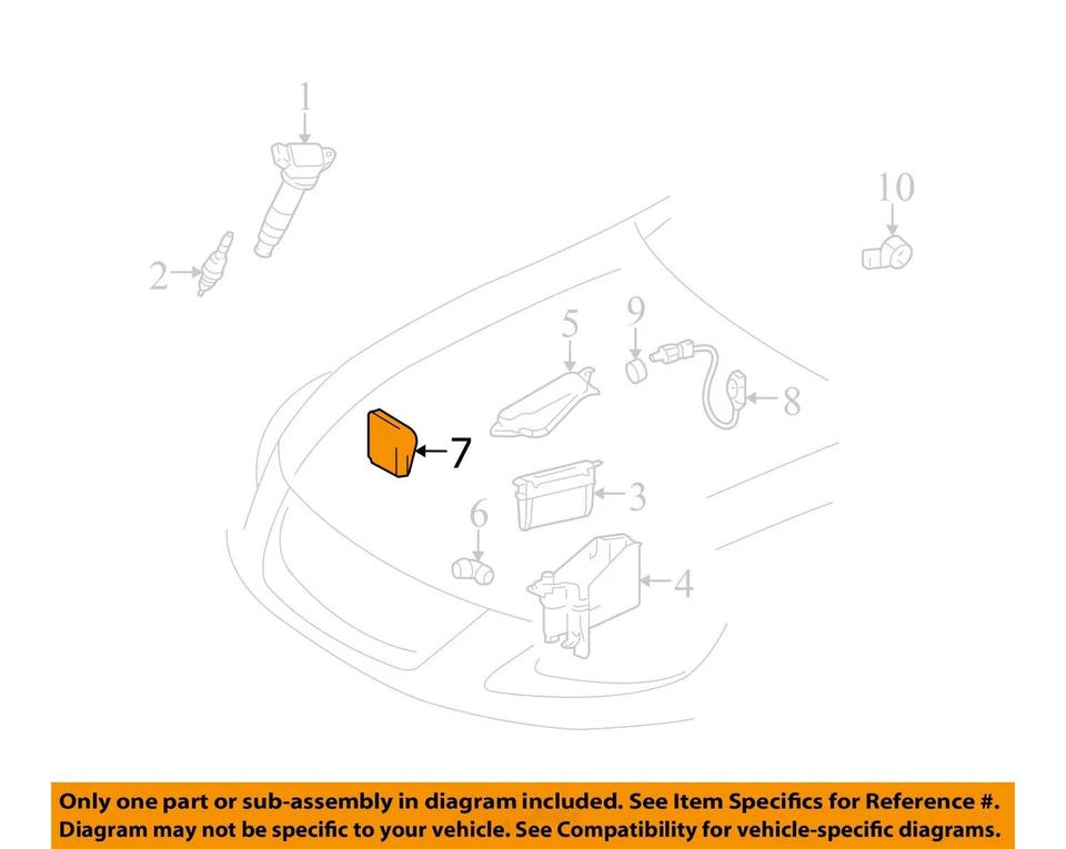 Engine ECM Air And Fuel Control Fits 07-17 LEXUS LS460 6825285 — 第 3/4 张图片
