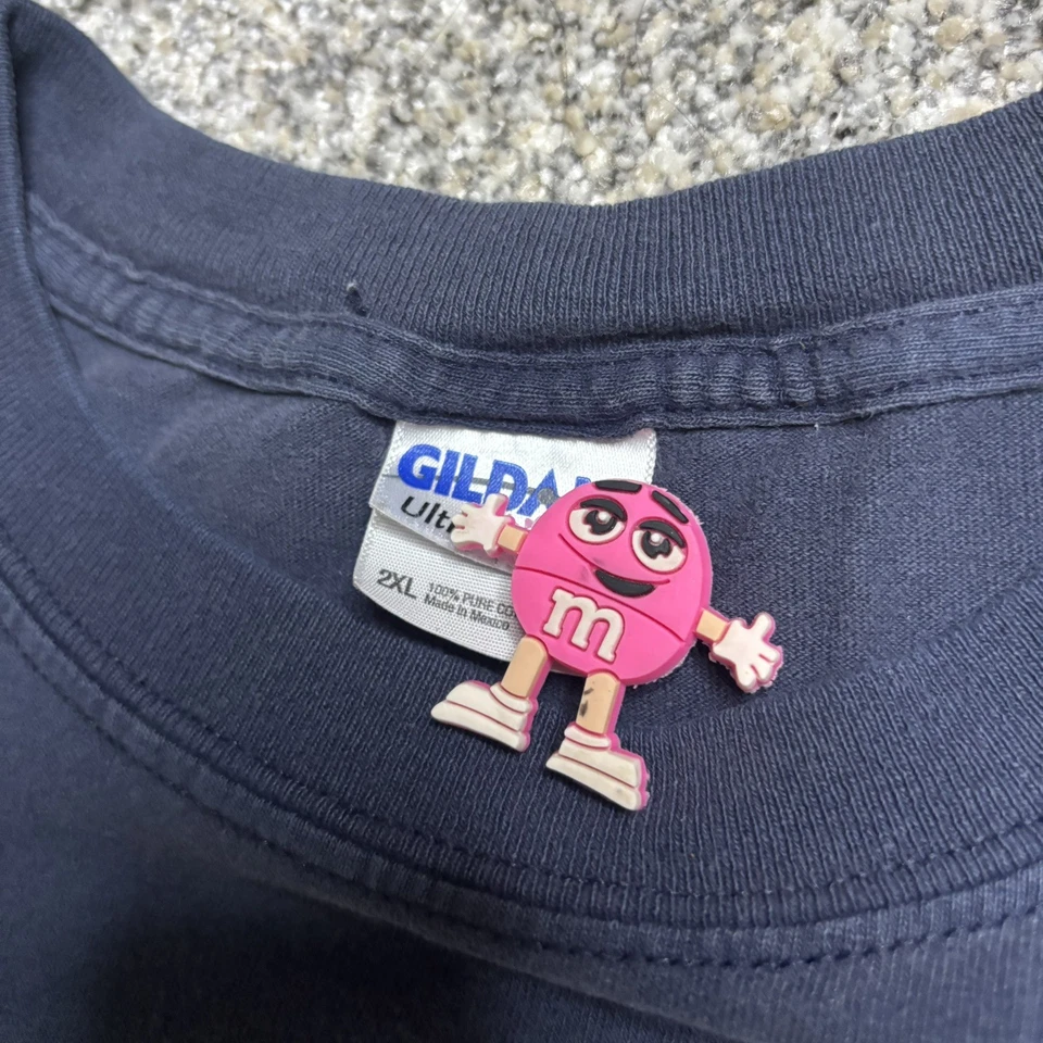 Vintage Buck Wear Hunting Shirt 2XL Short Sleeve Blue 2005 Beer Deer Camp - Image 3 of 4