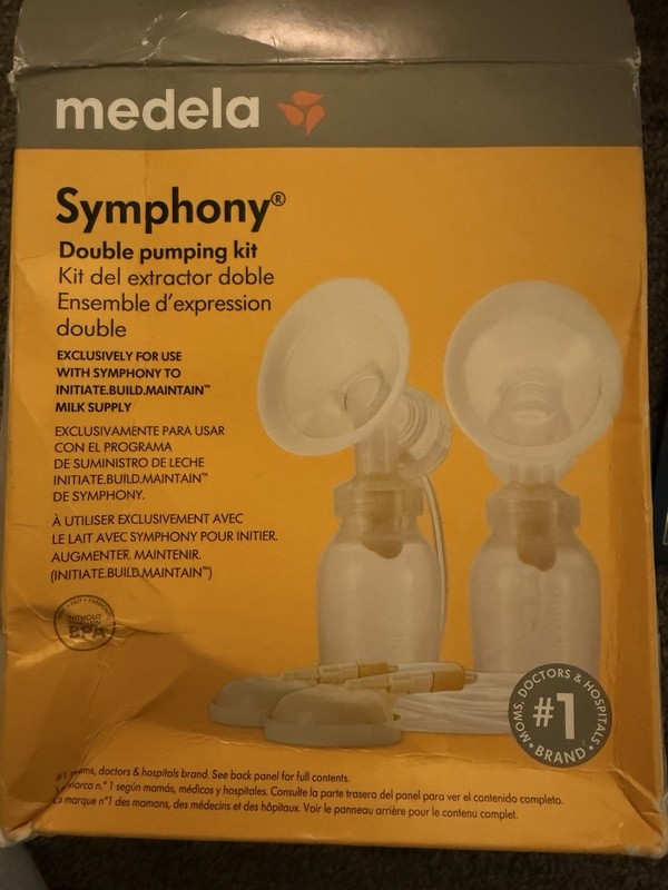 Medela Symphony Double Pumping Kit For Symphony Pump New In Packaging