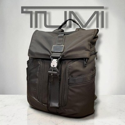 TUMI Alpha Bravo Logistics Backpack 232759D Black Ballistic Nylon Business Japan