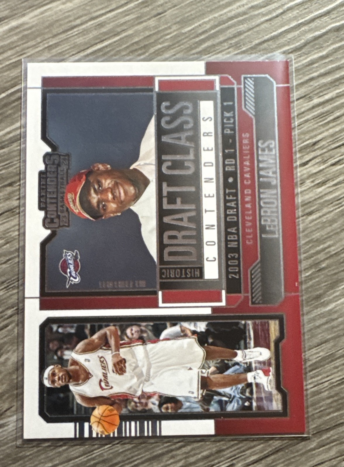 2023-24 Panini Contenders - Historic Draft Class Contenders LeBron James #4