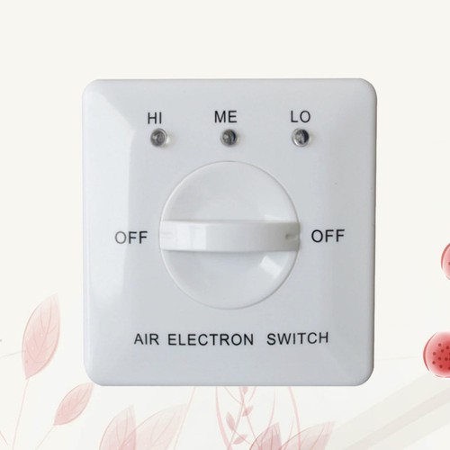 Lüfterspulenschalter Fan-Coil-Dreistufenregler Panel-Lüftersteuerung - Afbeelding 9 van 11