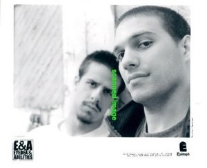 Press Photo: EYEDEA & ABILITIES 8x10 B&W