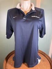 Penn State Football Nike Polo   Navy   Men  s Size L   Excellent Condition