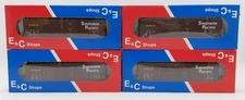 E&C Shops Assorted HO Scale Southern Pacific ACF Double Door Box Car Kits [4] EX