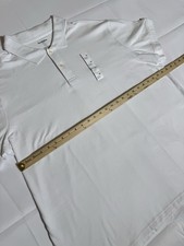 Goodfellow  Co, Polo, NWT, Collared, 1/4 Buttoned, White, Male, 2XL