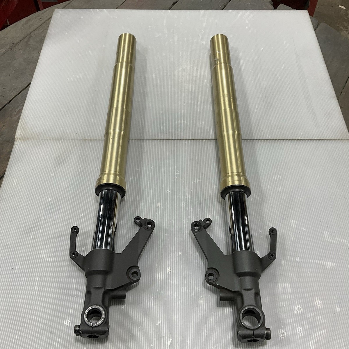 2002 02-03 Yamaha YZF R1 FRONT FORKS SHOCK SUSPENSION SET PAIR