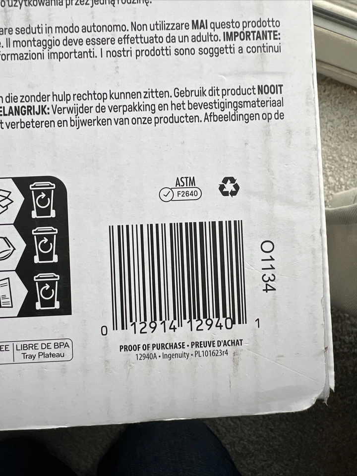 Ingenuity Deluxe Learn-to-Dine Feeding Seat, For Ages 6 Months - 3 Years - Image 2 of 4