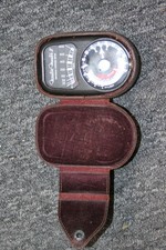 Weston Master II Universal Exposure Light Meter Model 735 Vintage Leather Case